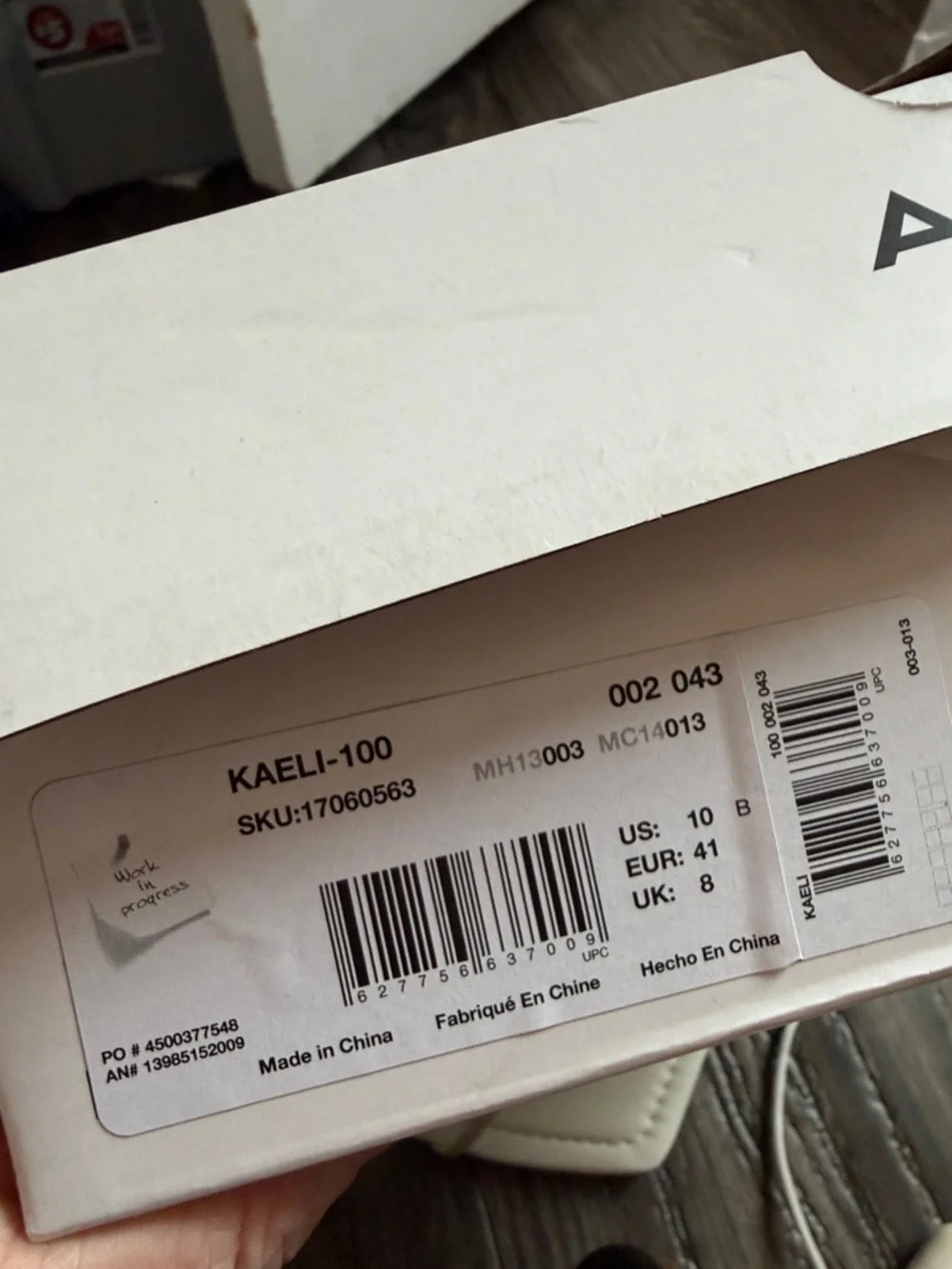 NEW! ALDO Kaeli Ankle Strap Sandal White Rhinestone Bows & Chunky Heel NIB Sz 10